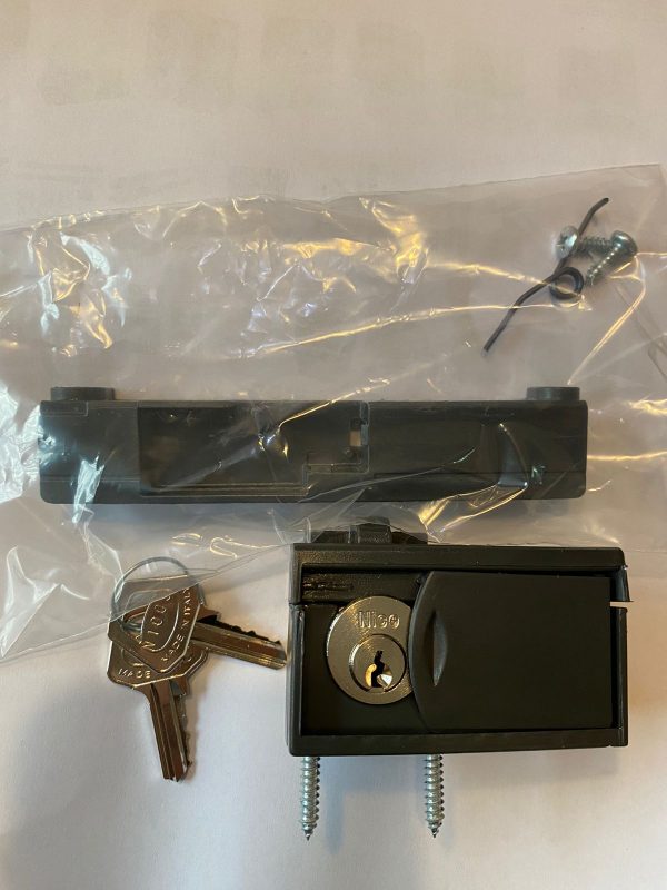 palanca desbloqueo y cilindro con llave nice para motores corredera